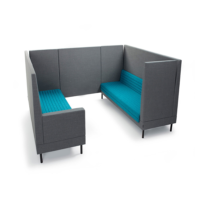 Modular comfortable high back sofa private seating lounge sofa