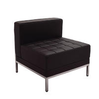 Designer modular leather sofa set with ottoman (FT-816#) Material
