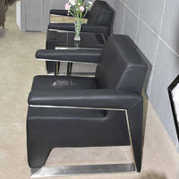 Luxury style office single sofa with armrest (FT-8401#)