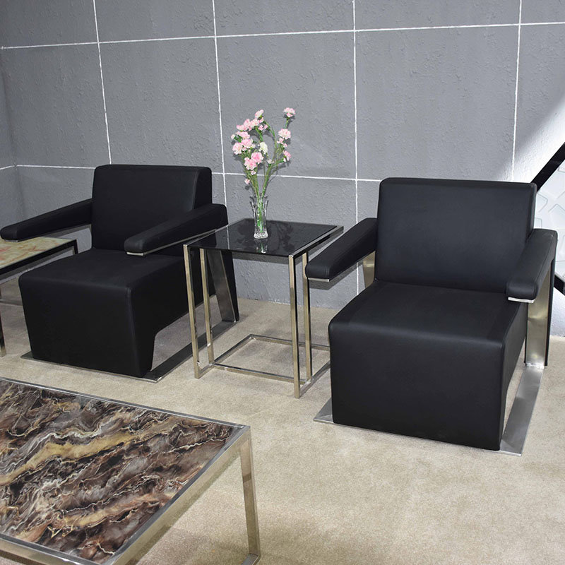 Luxury style office single sofa with armrest (FT-8401#)