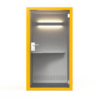 Multiple colors options office soundproof single phone booth