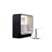 Modern design separated private meeting pod for office