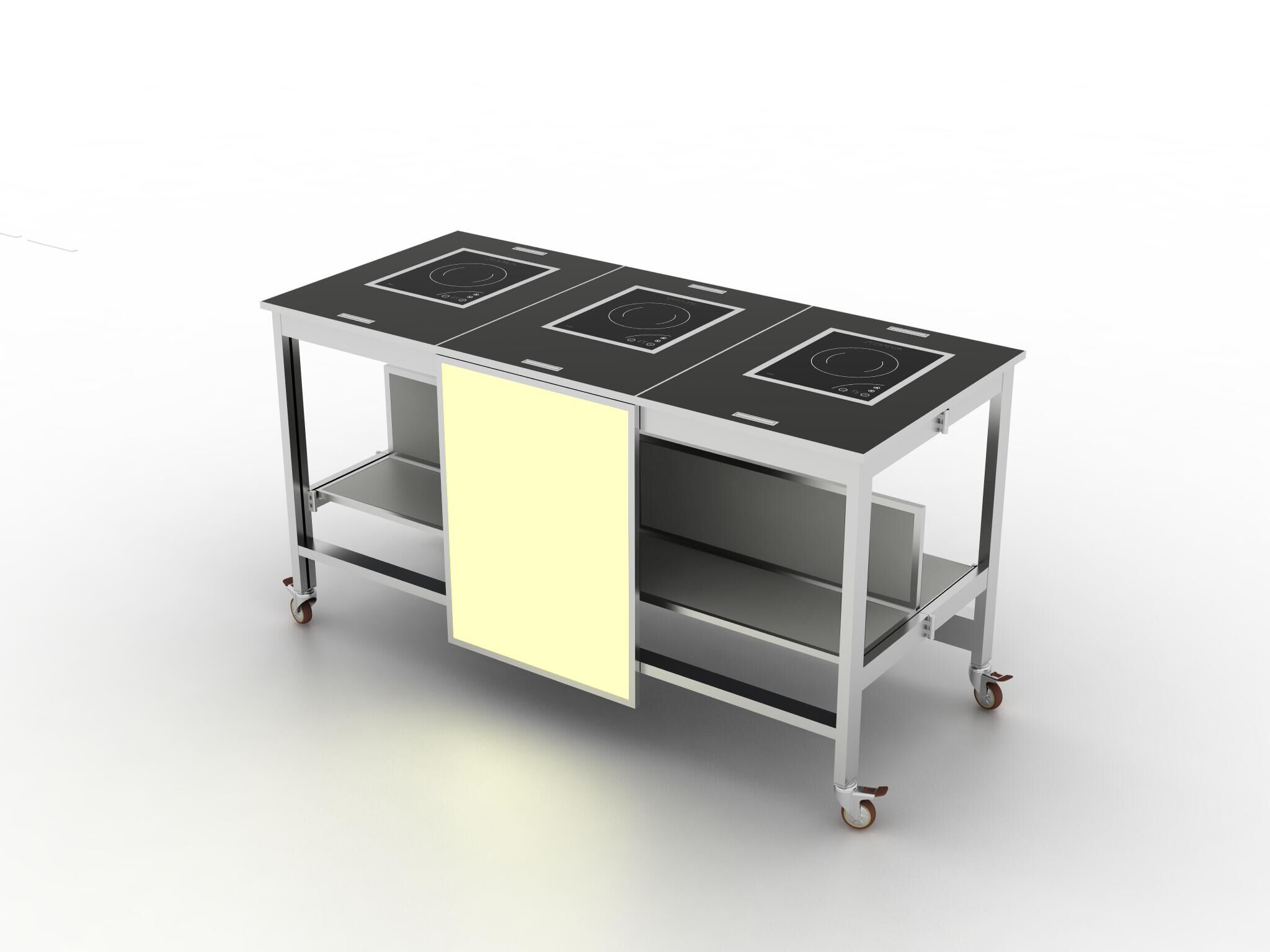 Buffet induction station/hotel equipment food cart