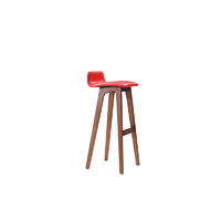 Set cotton bar stool chair with wood leg