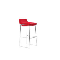 Modern design bar chair with stainless steel feet