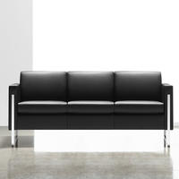Single/Double/Triple siting modern design leather office sofa
