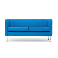 Foshan modern luxury italian genuine leather office furniture lounge sofa