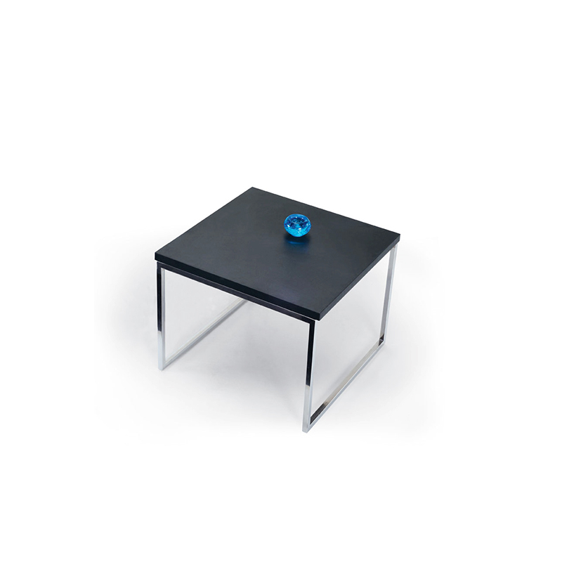 tempered glass table sofa side table, stainless steel frame for