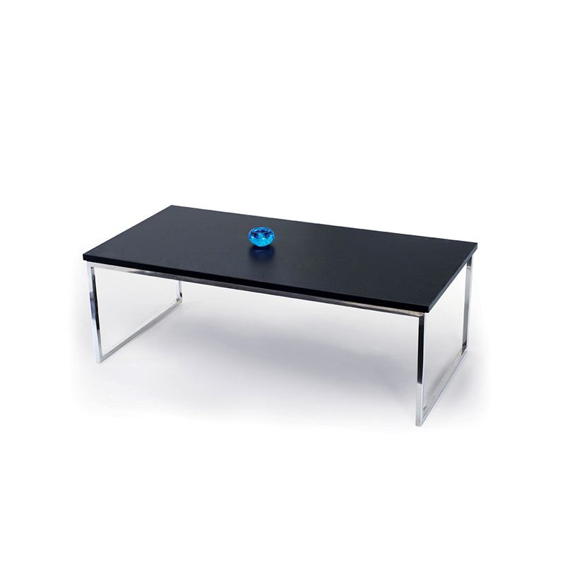 Tempered Glass Table Sofa Side Table, Stainless Steel Frame for Living Room Coffee Table