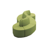 Good quality different shape modular sofa for public area