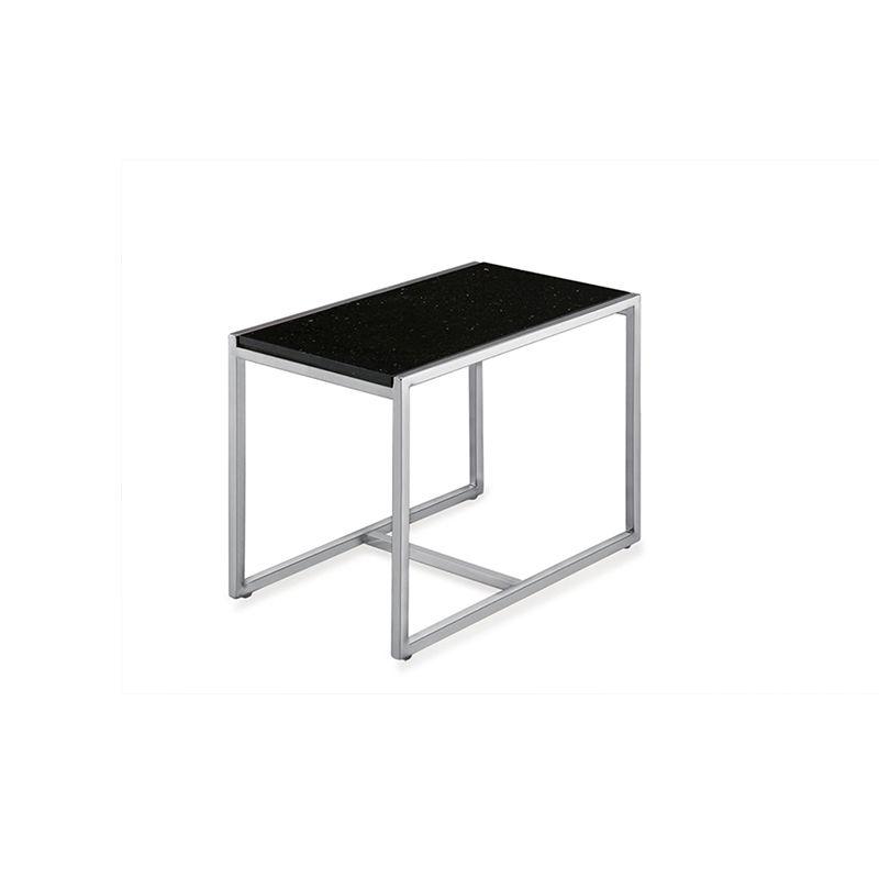 New design tempered glass top tea table/coffee table set with stainless steel frame